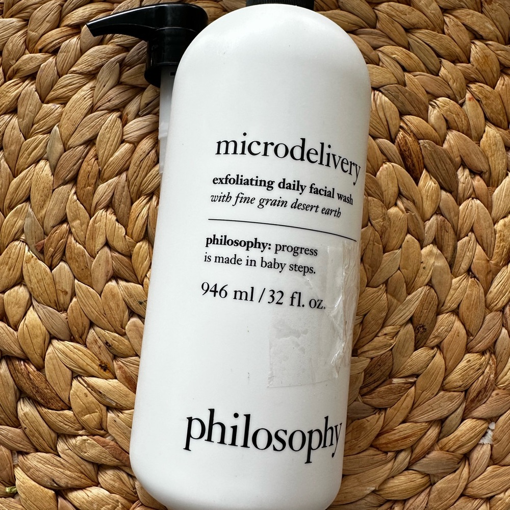 Philosophy White Cleanser Bottle